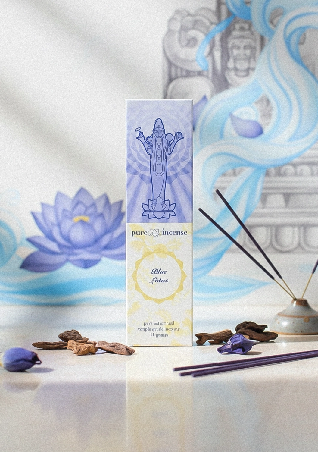 Благовония Blue Lotus (голубой лотос)