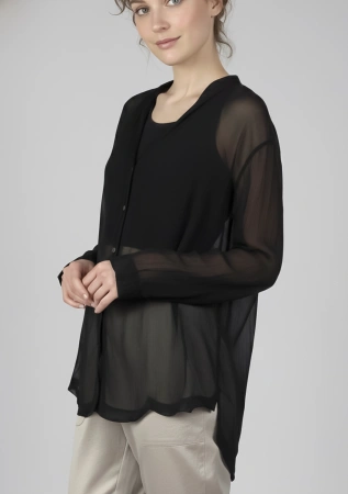 Блуза жен (Black, S)