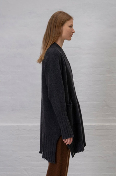 Длинный кардиган жен