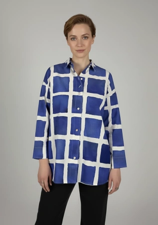 Рубашка Clementina жен (Blue, S)