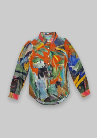 Рубашка Monkey Trees Rouge cs жен