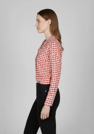 Рубашка Clementina жен (Red, XL)