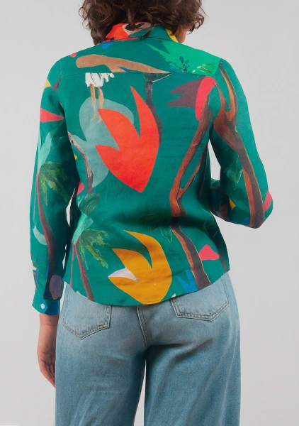 Рубашка Green moon жен