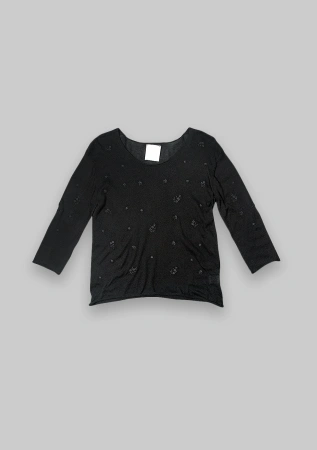 Пуловер жен (Black, XL)