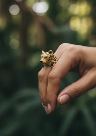 Кольцо Roaling Leopard