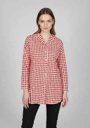 Рубашка Clementina жен (Red, XL)
