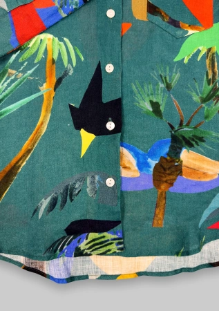 Рубашка Green moon жен