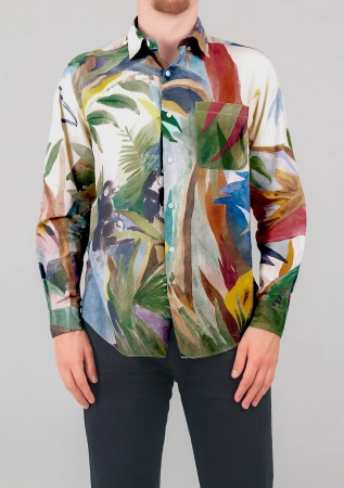 Рубашка муж Monkey trees