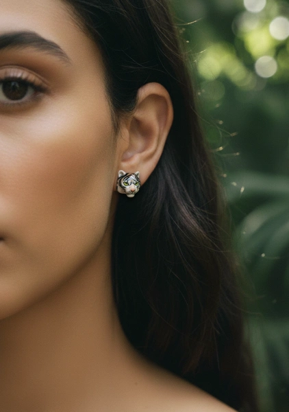 Серьги Mini Tiger