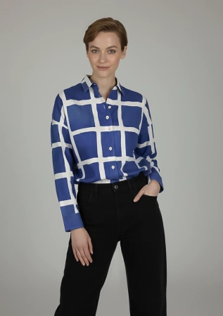 Рубашка Clementina жен (Blue, S)