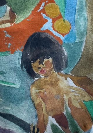 Рубашка Monkey Trees Rouge cs жен