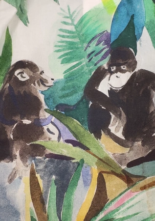 Рубашка Monkey trees жен