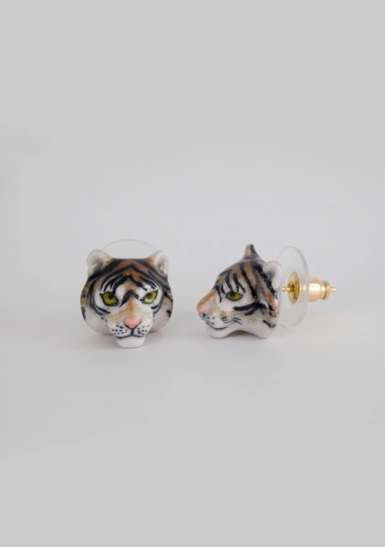 Серьги Mini Tiger