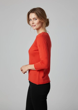 Пуловер жен (Tomato, M)