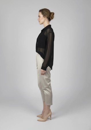 Блуза жен (Black, S)