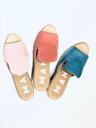 Шлепанцы metallic Calf