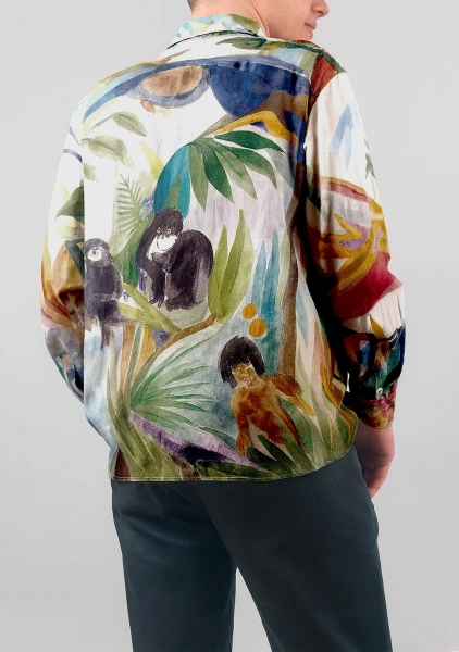 Рубашка муж Monkey trees