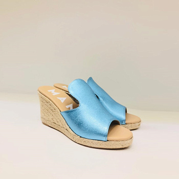 Шлепанцы metallic Calf