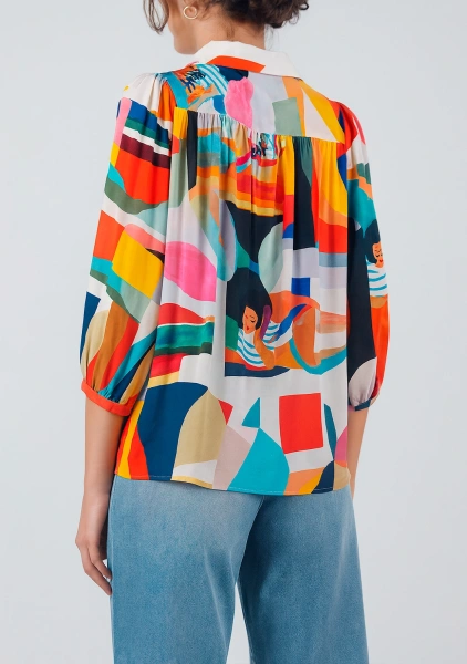 Блузка Abstracr funk жен