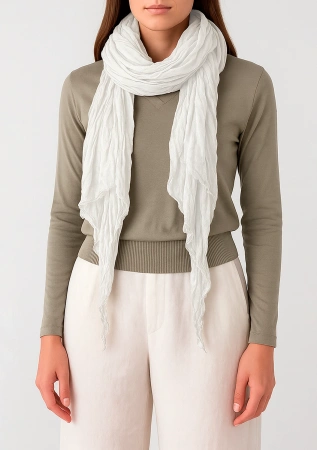 Шарф жен (White, one size)