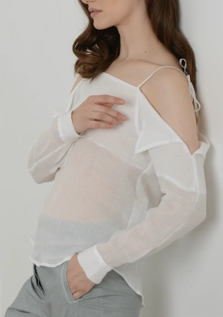 Топ Camicia жен (Bianco, XS)