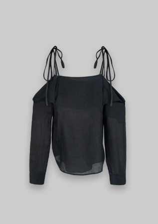 Топ Camicia жен (Nero, S)