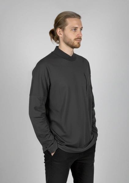 Лонгслив муж (Charcoal, XXL)